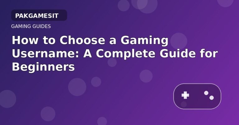 How to Choose a Gaming Username: A Complete Guide for Beginners