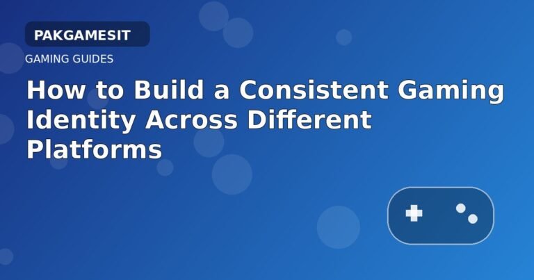 How to Build a Consistent Gaming Identity Across Different Platforms